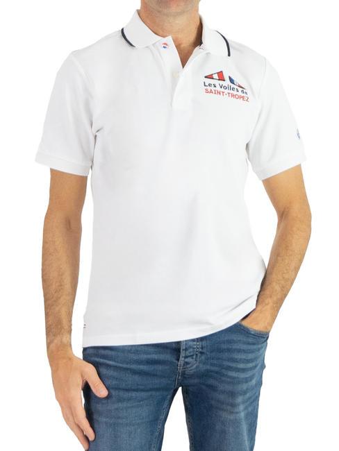 NORTH SAILS SAINT-TROPEZ Kurzarm-Poloshirt aus Baumwolle Weiß - Herren-Polo-Shirts/Herren-Polo-Shirt/Herrenpoloshirt/Herrenpoloshirts