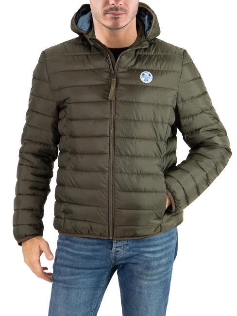 NORTH SAILS SKY HOODIE Jacke mit Kapuze Kakao - Daunenjacken für Herren