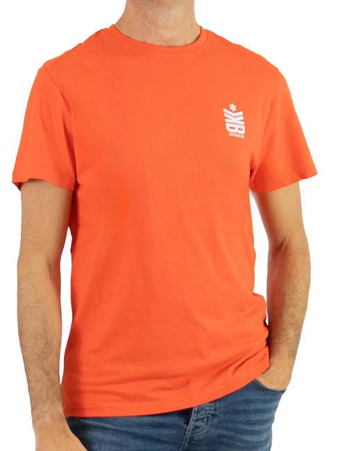 BIKKEMBERGS ICON SURF Baumwoll t-shirt orangecom - Herren-T-Shirts