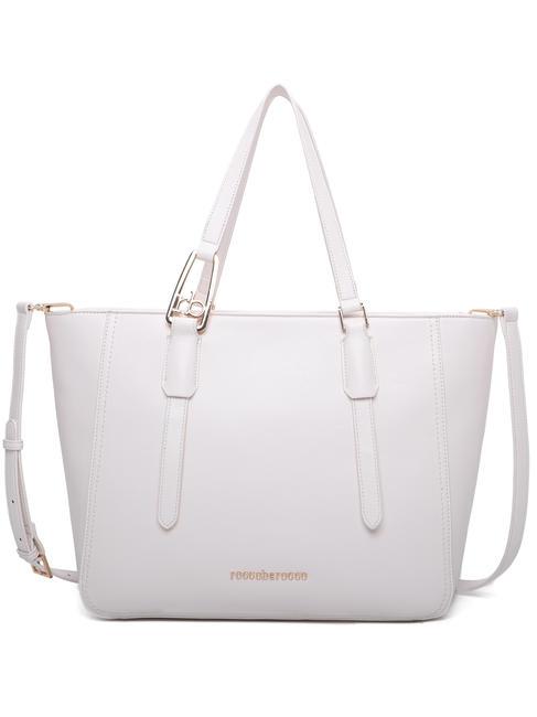ROCCOBAROCCO GAIA  Einkaufstasche mit Schultergurt Weiß - Damentaschen