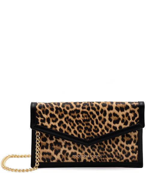 ROCCOBAROCCO MAIL LEOPARD  Hand-Clutch mit Schultergurt Leopard - Damentaschen