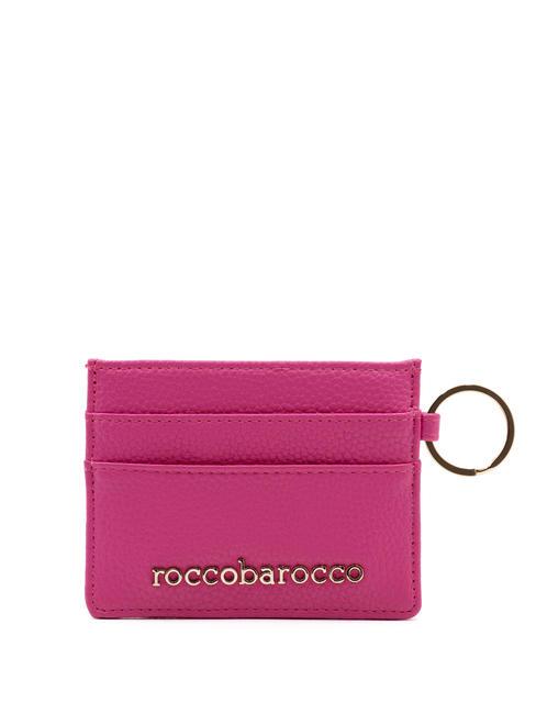 ROCCOBAROCCO CLAIR Flacher Kartenhalter Fuchsie - Brieftaschen Damen