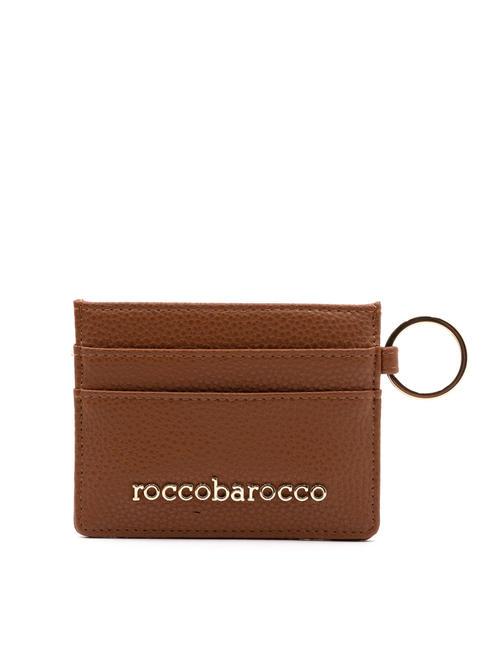 ROCCOBAROCCO CLAIR Flacher Kartenhalter bräunen - Brieftaschen Damen