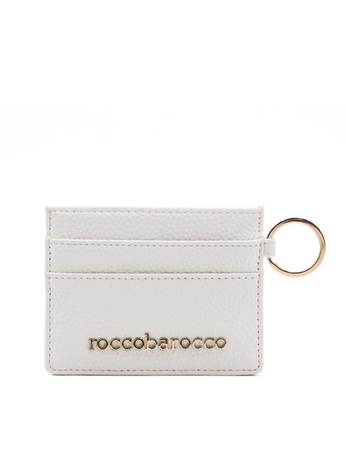 ROCCOBAROCCO CLAIR Flacher Kartenhalter Weiß - Brieftaschen Damen