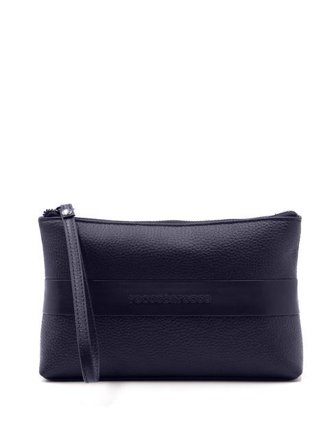 ROCCOBAROCCO JOHN Clutch aus Leder Marine - Damentaschen