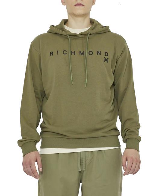 RICHMOND X LOTIMER  Kapuzenpullover grüne Flechte - Sweatshirts Herren