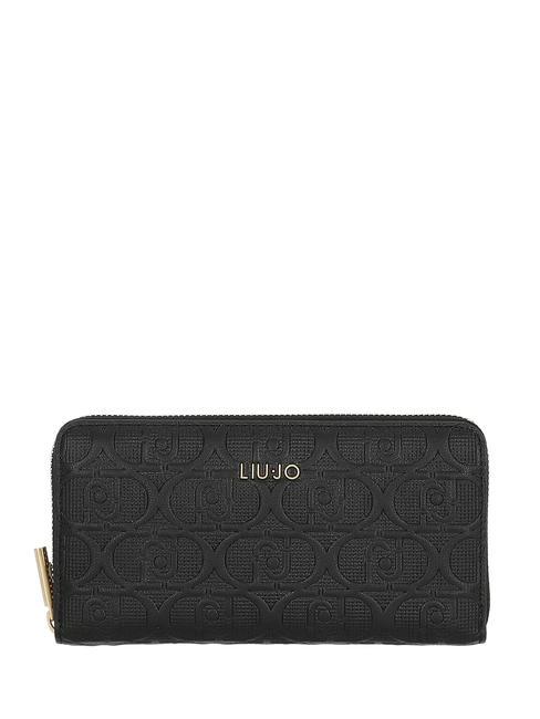 LIUJO MANHATTAN  Portemonnaie mit umlaufendem Reißverschluss SCHWARZ - Brieftaschen Damen