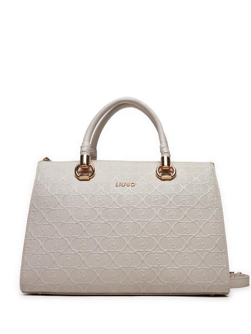 LIUJO MANHATTAN M Handtasche, mit Schultergurt echter Champagner - Damentaschen