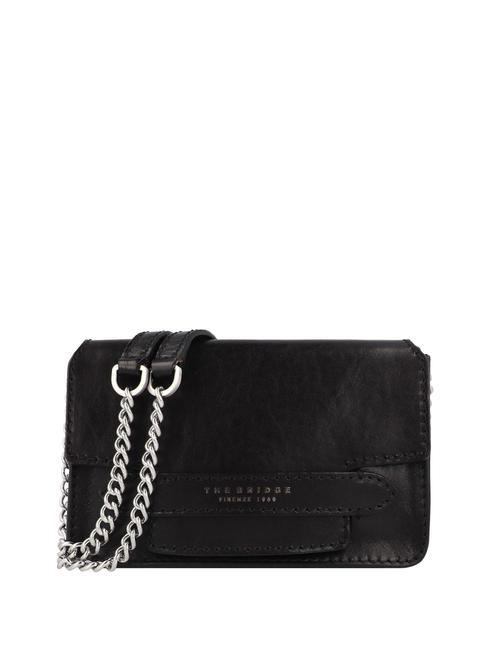 THE BRIDGE LUCREZIA Schulter-/Crossbody-Minitasche Schwarz - Damentaschen