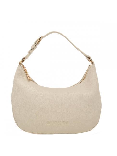 LOVE MOSCHINO HOBO Umhängetasche, mit Schultergurt Elfenbein - Damentaschen