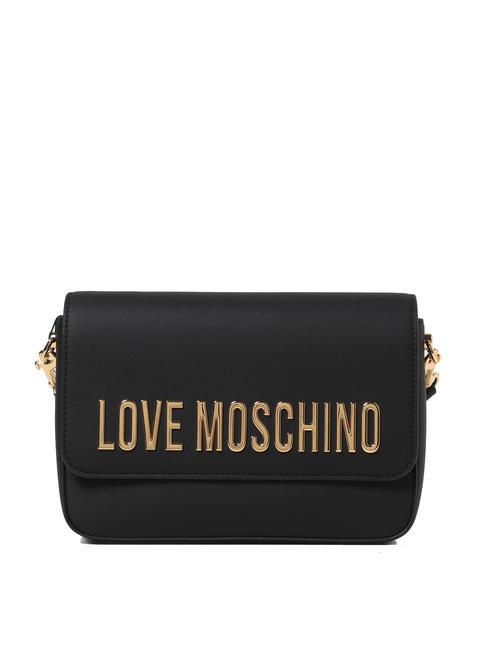 LOVE MOSCHINO LETTERING Schultertasche Schwarz - Damentaschen