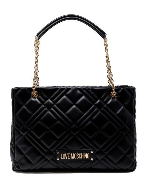 LOVE MOSCHINO QUILTED Schultertasche Schwarz - Damentaschen