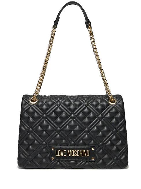 LOVE MOSCHINO QUILTED Convertible Schulter-/Umhängetasche Schwarz - Damentaschen