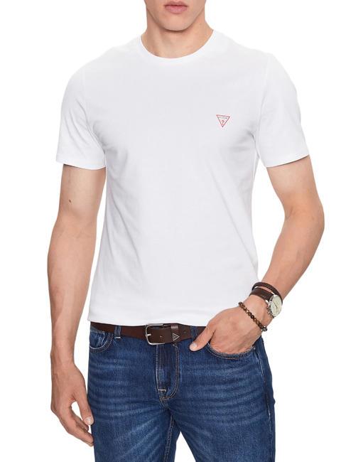 GUESS CORE Baumwoll t-shirt purweiß - Herren-T-Shirts