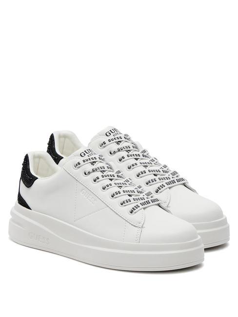 GUESS ELBINA Damen-Sneaker WEISS SCHWARZ - Damenschuhe