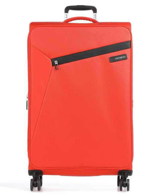 SAMSONITE LITEBEAM Großer erweiterbarer Trolley tang / orang - Halbharte Trolleys