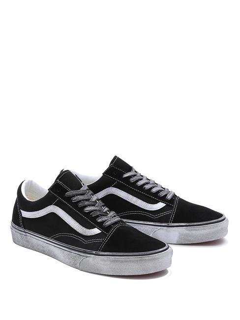 VANS UA OLD SKOOL  Ledersneaker betont schwarz/weiß - Schuhe Unisex