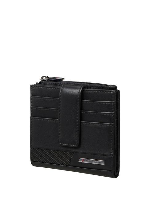 SAMSONITE PRO-DLX 6 SLG Ledergeldbörse SCHWARZ - Brieftaschen Herren