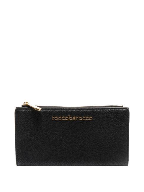 ROCCOBAROCCO CLAIR  Flache Geldbörse Schwarz - Brieftaschen Damen