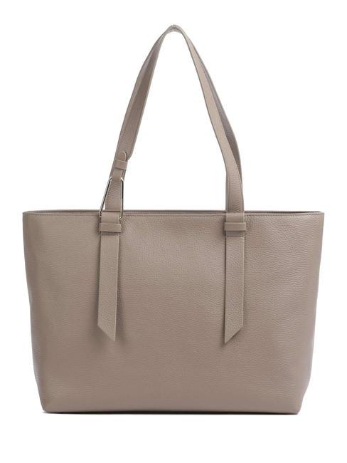 COCCINELLE MALORY  Schulter-Shopper aus Leder warmes Taupe - Damentaschen