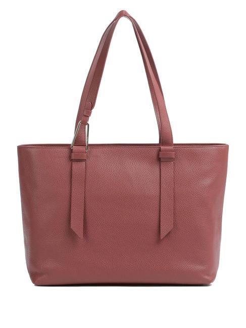 COCCINELLE MALORY  Schulter-Shopper aus Leder Brandy - Damentaschen