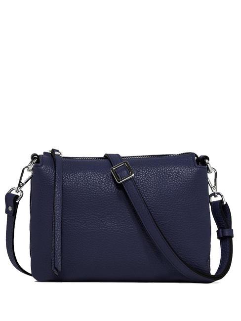 GIANNI CHIARINI THREE  Mini-Umhängetasche aus Leder NAVY BLAU - Damentaschen