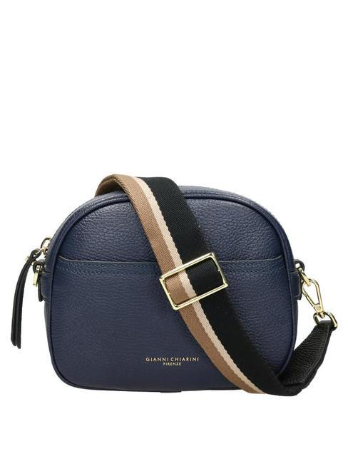 GIANNI CHIARINI NINA  Mini-Umhängetasche aus Leder NAVY BLAU - Damentaschen