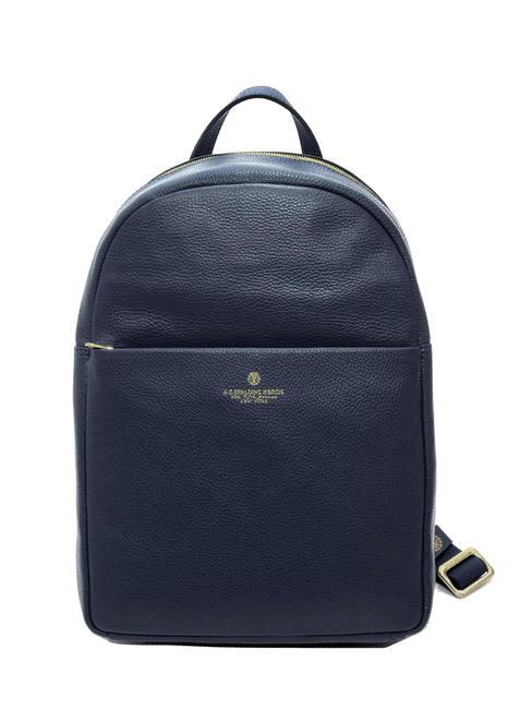 SPALDING TIFFANY Laptop-Rucksack aus Leder blau - Damentaschen