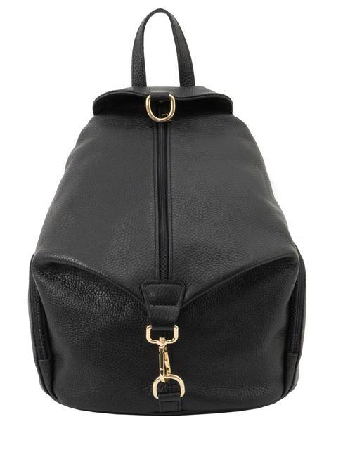 LESAC LAVANDA  Lederrucksack Schwarz - Damentaschen