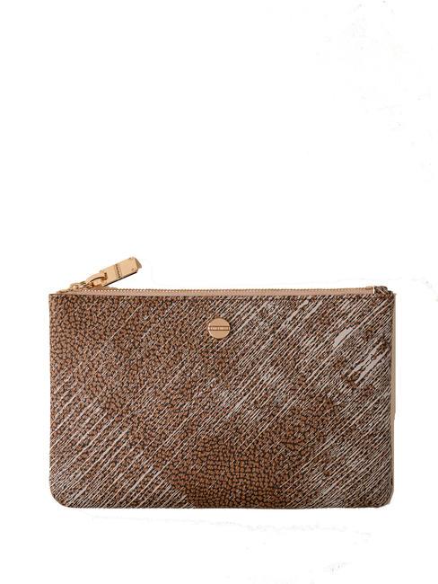 BORBONESE VITE COATED  Hand-Clutch Natur/Brei - Damentaschen