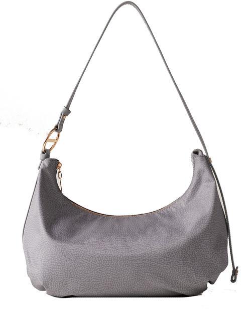 BORBONESE BOND HOBO MEDIUM Schultertasche Wolke - Damentaschen