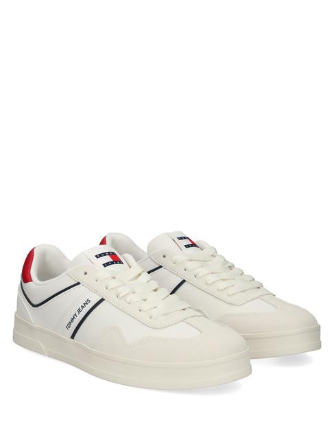 TOMMY HILFIGER TOMMY JEANS LEATHER RETRO CUPSOLE Ledersneaker rwb - Herrenschuhe