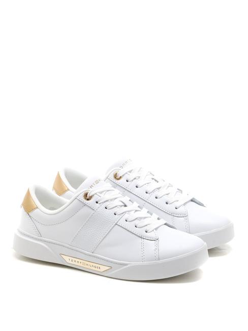 TOMMY HILFIGER CHIC PANEL COURT  Ledersneaker Weiß - Damenschuhe