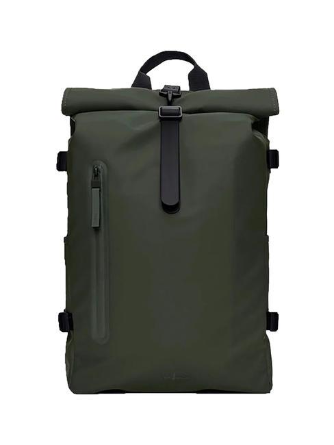 RAINS ROLLTOP RUCKSACK Rucksack Grüns - Rucksäcke