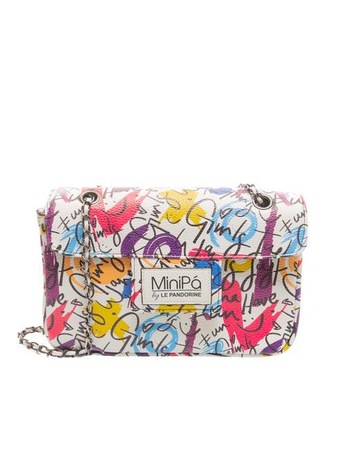 MINIPA' GRAFFITI Tasche mit Schulterklappe Weiß - Taschen und Accessoires für Kids