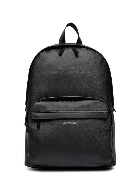 CALVIN KLEIN MUST  13" PC-Rucksack ck schwarzes Saffiano - Rucksäcke für Schule &amp; Freizeit