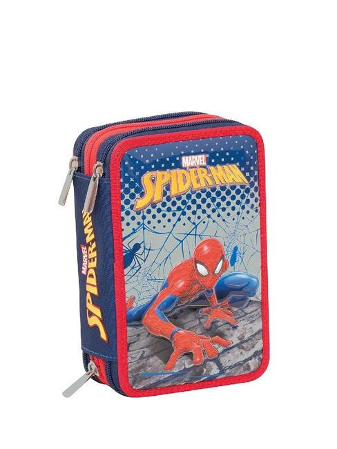 SPIDERMAN WEBBED WONDER Federmäppchen mit komplettem Schulset blautief - Etuis und Zubehör