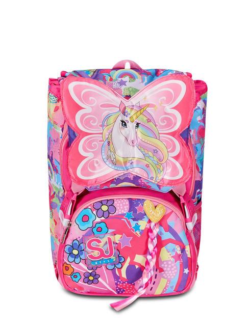 SJGANG UNICORNO Doppelter Rucksack fuchsiafluo - Taschen und Accessoires für Kids