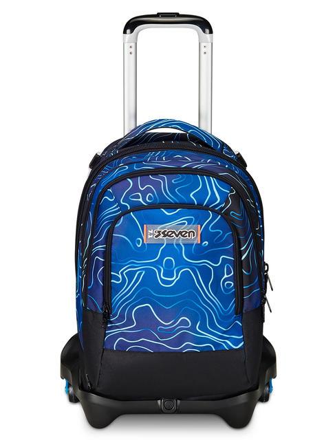 SEVEN DETACH MAPSET 3WD 3-in-1-Trolley-Rucksack, abnehmbar blautief - Rucksäcke mit Trolleyfunktion