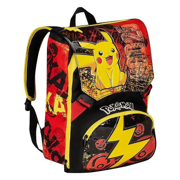 POKEMON PIKACHU 025 Rucksack Flamme / Scharlachrot - Taschen und Accessoires für Kids