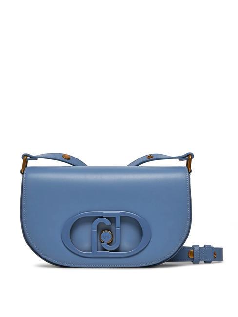 LIUJO DEUZIA Tasche mit Schulterklappe blauer Jeansstoff - Damentaschen