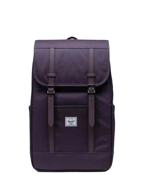 HERSCHEL RETREAT Rucksack Pflaume perfekt - Rucksäcke für Schule &amp; Freizeit