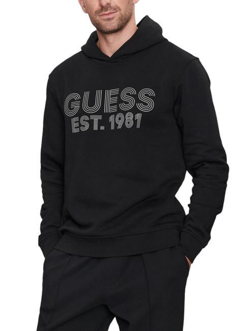 GUESS BEAU Kapuzenpullover jetbla - Sweatshirts Herren