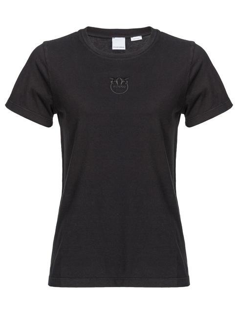 PINKO BUSSOLOTTO Baumwoll t-shirt schwarze Limousine - T-Shirts und Tops für Damen