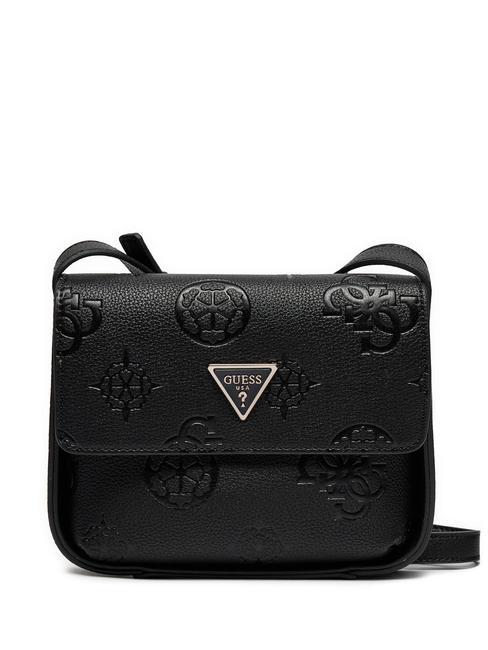 GUESS KEANDRA Mini-Umhängetasche schwarzes Logo - Damentaschen