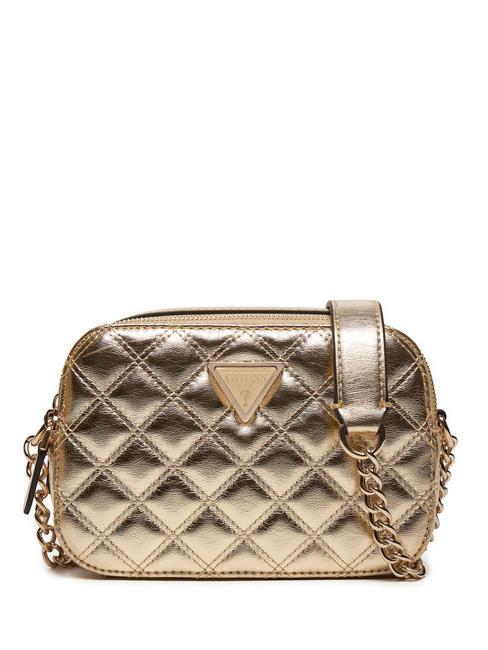 GUESS GIULLY Quilted Mini-Umhängetasche Gold - Damentaschen