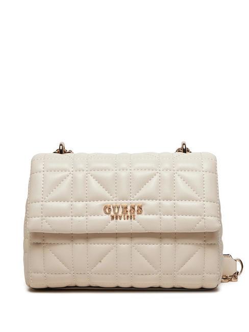 GUESS ASSIA Convertible Schulter-/Crossbody-Minitasche STEIN - Damentaschen