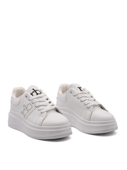 ROCCOBAROCCO RB Plateau-Sneaker Weiß - Damenschuhe