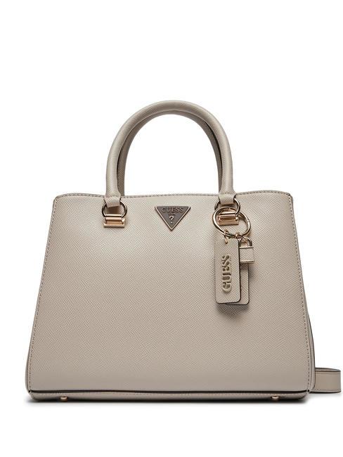 GUESS NOELLE Handtasche, mit Schultergurt Taupe - Damentaschen