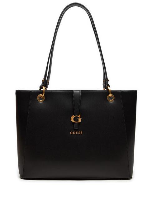 GUESS KUBA Schulter-Shopper SCHWARZ - Damentaschen